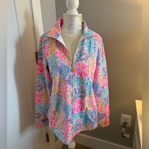 Lilly Pulitzer Leona UPF 50+ Zip-Up